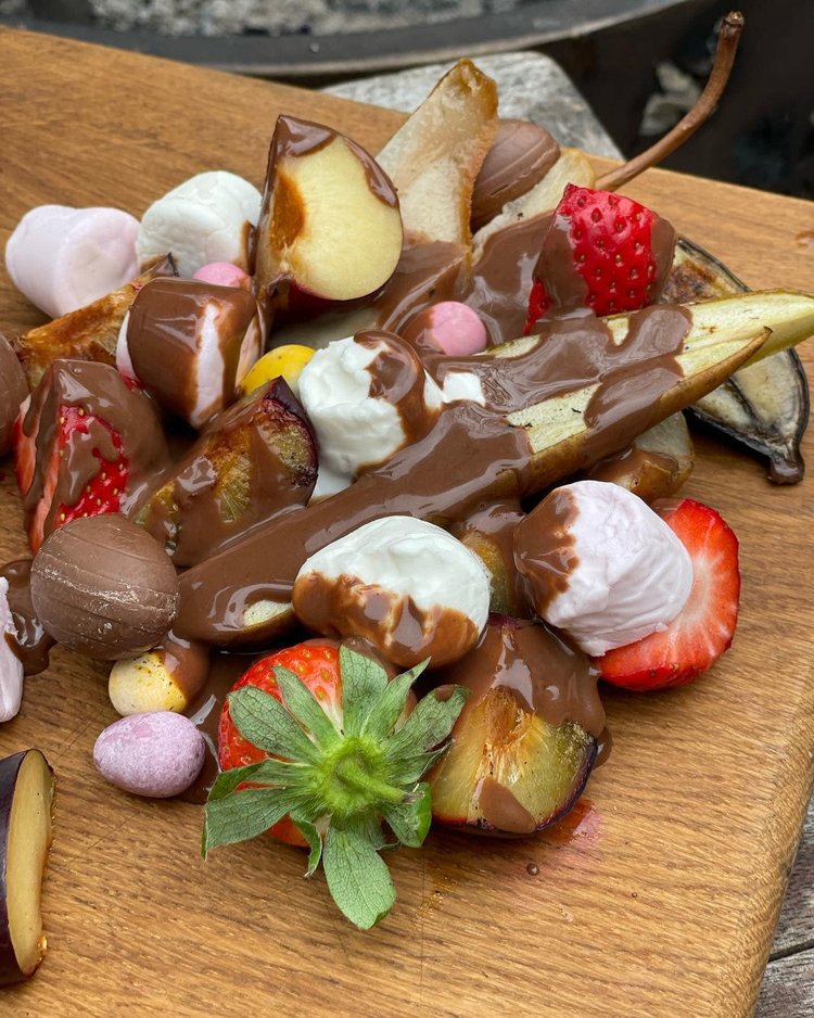 Chocolate Fondue and Sweet Sharing Plate