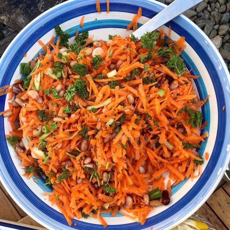 Carrot and Chickpea Salad