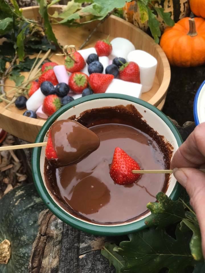 Halloween Cookout - Chocolate Fondue Recipe