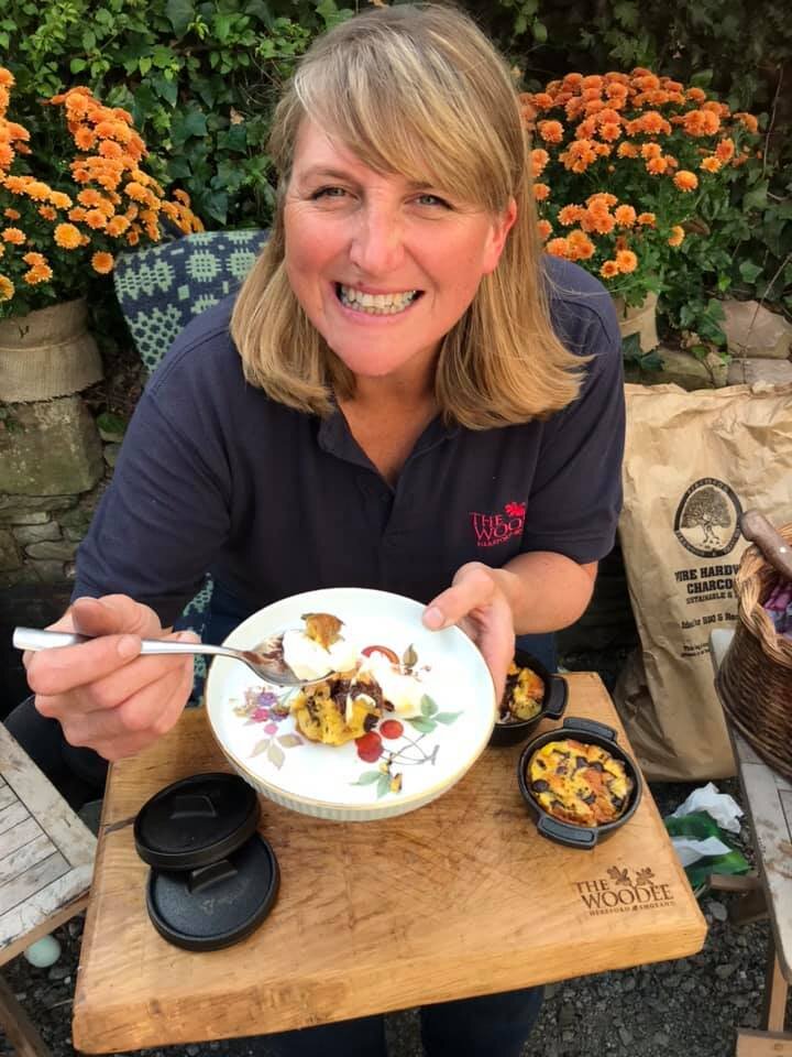 Chocolate and Marmalade Bread and Butter Pudding