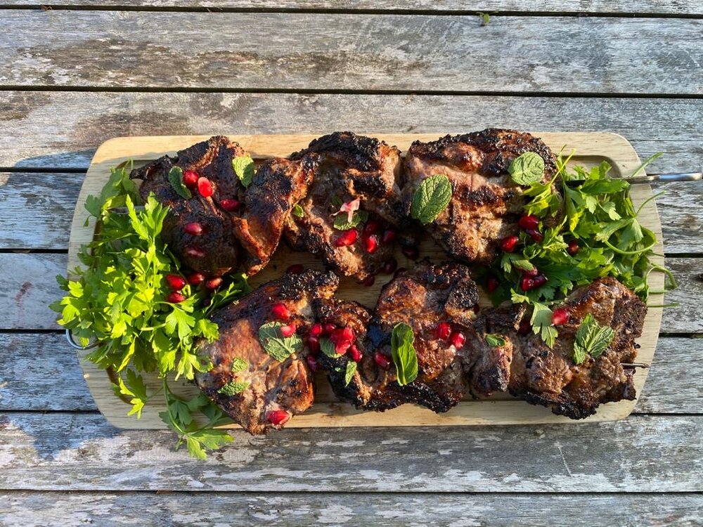 Persian Lamb Chop Kebabs