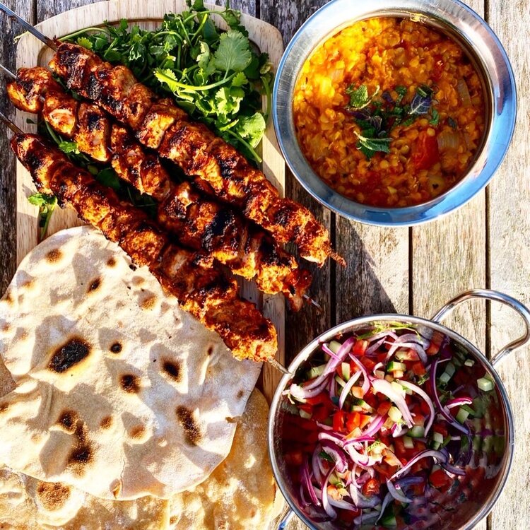 Tandoori Chicken & Red Lentil Dal